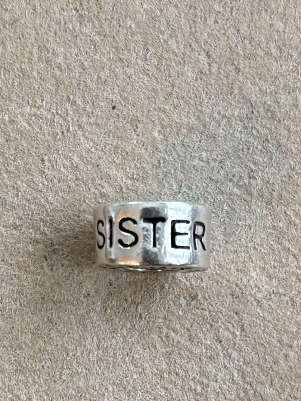 925 Sterling Silver Chamilia SISTER/ Soeur/ Hermana/ Bead Charm Fits Pandora